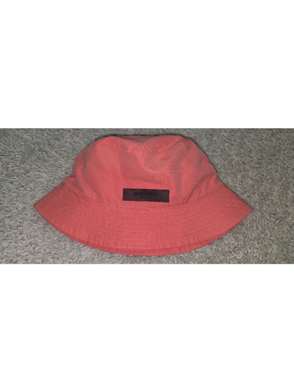 Essentials Fear of God FOG Bucket Hat Coral Pink Sizes S/M  New with-out tags